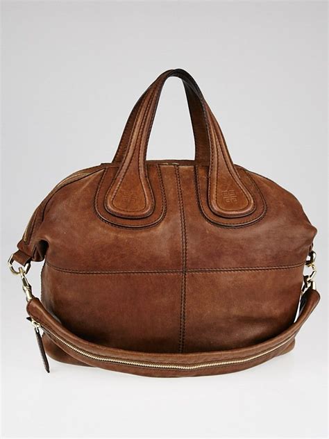 original givenchy nightingale bag|Nightingale leather handbag Givenchy Brown in Leather .